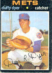 1971 Topps Baseball Cards      136     Duffy Dyer
